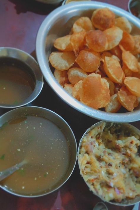 It has different names in different cities like puchka , pani puri, gupchup etc.... But what's with the name, let's just eat and enjoy🤤🤤 Gupchup Pani Puri, Different Cities, Pani Puri, Just Eat, Desi Food, Desi, Let It Be, Quick Saves