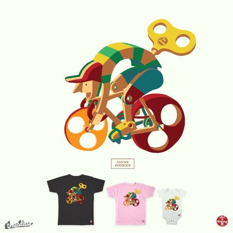 The clockwork toys on Threadless Clockwork Toy, Toys