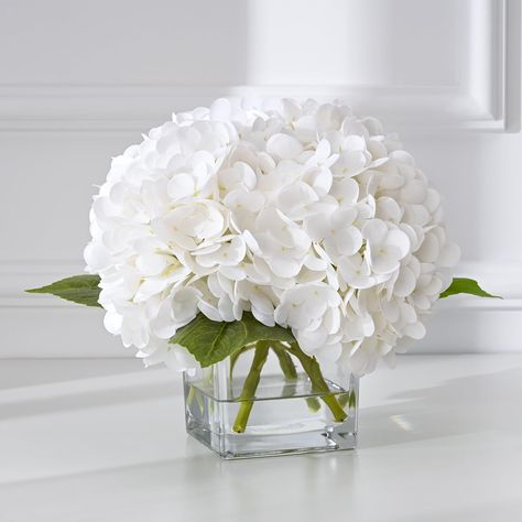 PRICES MAY VARY. 🌹【Refined Square Vase with Imitation Water】: Presenting an 8.3-inch tall floral masterpiece, featuring a 4-inch high square glass vase with sides measuring 3.5 inches across, contained with crystal-clear imitation water. This visually appealing base perfectly complements the four lush hydrangea blossoms, infusing your space with a touch of understated elegance. 💐【Lifelike PU Hydrangeas】: Handcrafted from premium PU material, our expertly designed hydrangeas mimic nature’s beau Fake Flowers In Vase, Home Dining Room, Dining Room Centerpiece, Flowers In Vase, Centerpiece Table, Office Home, Fake Flowers, Hydrangea, Artificial Flowers