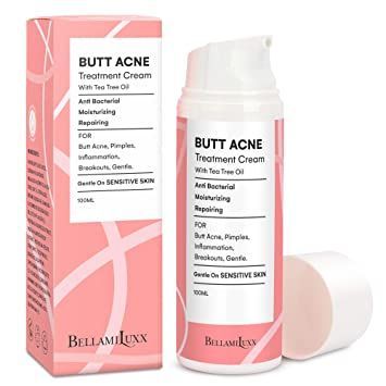 BellamiLuxx Butt Acne Clearing Lotion, Pure Plants Extracts for Reduce Acne and Pimples, Balance Skin Moisture/Sebum, Keep Buttocks Skin Delicate, and Smooth Buttocks Acne, Australian Tea Tree Oil, Acne Clearing, Types Of Acne, Body Acne, Reduce Acne, Acne Cream, Clear Acne, Acne Skin