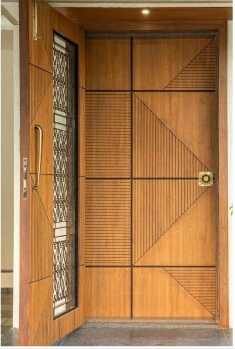 Main Door Groove Design, Veneer Door Design Entrance, Veneer Door Design Bedrooms, Single Main Door Design Entrance Modern, Veneer Door Design, Main Door Design Entrance, Single Main Door Designs, Main Entry Door, Entry Door Designs