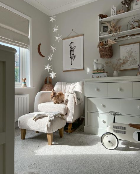 Lauren-Grace | Interiors + Lifestyle | Creating pretty toy storage for £80✨ back before Christmas I’d been on the hunt for a secondhand pine wardrobe on Marketplace and hit the… | Instagram Room Bloxburg, Lauren Grace, Pine Wardrobe, Traditional Nursery, Nursery Interior, Room Neutral, Dream Nursery, Nursing Chair, Nursery Style