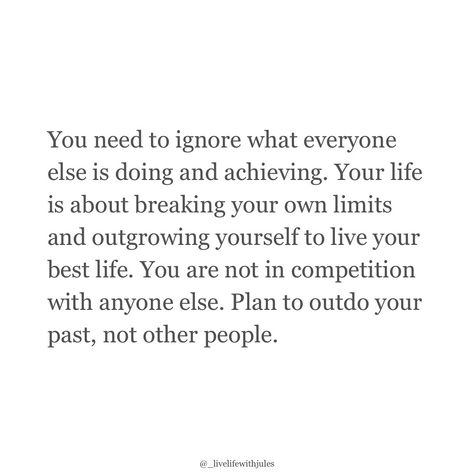 mindset monday 💛🐛🍒💪🏽🏵️ do you often catch your mind wandering comparing yourself to others? • • reminder that i’ve been needing to hear lately 👉🏽 i think we all do it, it’s human nature to compare ourselves to other people. especially if it is with people who we surround ourselves with daily or are in similar situations to us. lately i catch myself in thought, comparing myself to others around me. i realize that it is OURSELVES who limit our own potential. in order for YOU to foc... Other Peoples Negativity Quotes, Not Myself Lately Quotes, Comparing Myself To Others Quotes, Quotes About Comparing Yourself, Quotes About Comparing, Do It For Yourself Quotes, Comparing Myself To Others, Mindset Monday, Negativity Quotes