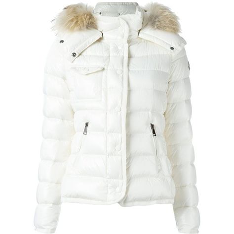 Moncler 'Armoise' padded jacket (€2.325) ❤ liked on Polyvore featuring outerwear, jackets, white, white fitted jacket, moncler jacket, white fur jacket, fur-hood jacket and white zip jacket Moncler Jacket Women, White Fur Jacket, Winter Basics, Jade West, Feather Jacket, Fur Hood Jacket, Jacket Fur, Moncler Women, Jacket With Fur