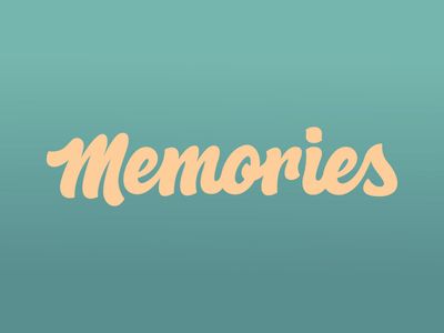 Memories Bob Ewing (dribbble.com) Graphic Design Logo Typography, Logo Fonts Free, Simply Quotes, Letter Fonts, Short Phrases, Memory Words, Memory Design, Child Hood, Shirt Logo Design