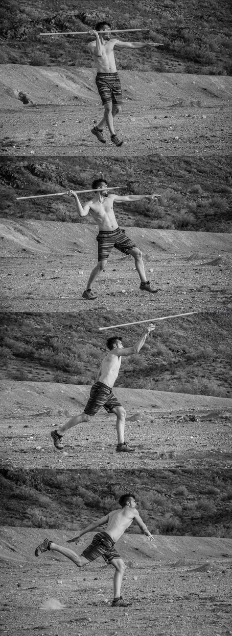 The Spear Throw is a staple of Spartan Races and one of the obstacles that is unique to them. It’s a simple obstacle, you walk up to a target and get one chance to throw a crude spear into a hay bale that is representing something like the torso of an enemy. If you miss, you do burpees; If it hits and bounces, you do burpees; If you hit the edge and it skims through, you do burpees. The only way to move on without burpees is to hit the target and have the spear stick. ***2015 Update – There... Throwing Object Pose, Throwing Something Pose, Throwing Pose Drawing, Throwing Something Pose Reference, Throwing Pose, Throwing Spear, Anatomy Learning, Spartan Training, Zbrush Anatomy