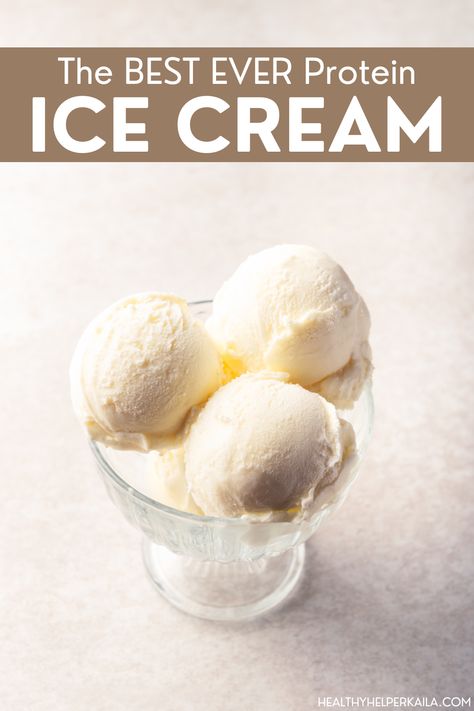 The Best EVER Easy KETO Gluten-Free Protein Ice Cream Low Cal Ice Cream, Dinner Biscuit, No Carbs, Best Gluten Free Desserts, Peanut Butter Banana Muffins, Easy Protein, Keto Easy, Gluten Free Protein, Gluten Free Cupcakes