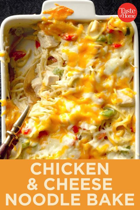 Creamy Chicken Ramen, Cozy Casseroles, Chicken Ramen Noodle Recipes, Casserole With Cheese, Comforting Casseroles, Noodle Bake, Bread Chicken, Cheese Noodles, Creamy Spaghetti