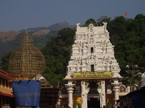 Visit this ancient piligrimage temple. Know more: http://www.hoteldwara.com/blog/history-of-kukke-subramanya-temple/ Mookambika Temple, Kukke Subramanya, Panama Travel, Philippines Travel, The Temple, Leaning Tower Of Pisa, More Information, Panama, Philippines