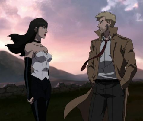 John Constantine Zatanna Zatara, Zatanna Justice League Dark, Zatanna And Constantine, John Constantine And Zatanna, Constantine And Zatanna, Iconic Duos, Zatanna Zatara, Justice League Dark, John Constantine