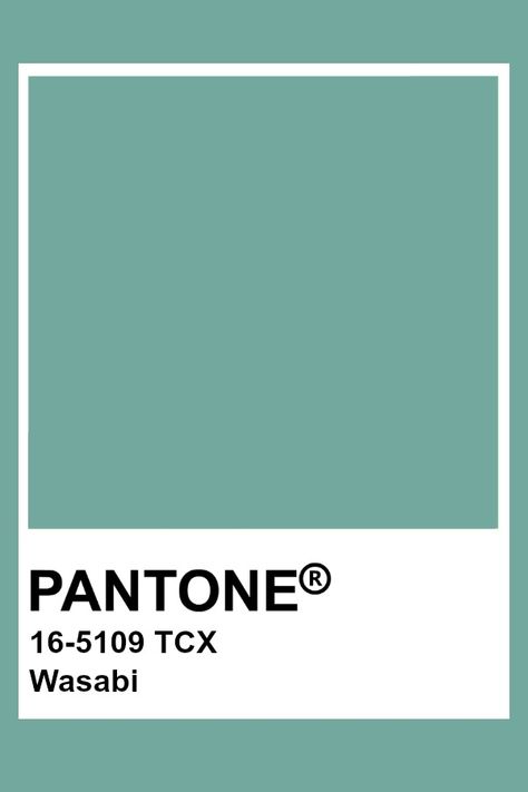 Pantone Wasabi Shark Homescreen, Sea Green Color Palette, Pantone Verde, Pantone Tcx, Pantone Green, Pantone Color Chart, Pantone Swatches, Sea Blue Color, Pantone Palette