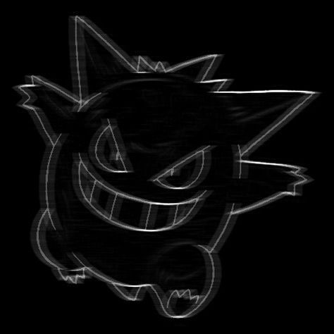 Black Pokemon Icon, Pokemon Go Icon, Black Gengar, Gengar Icon, Gengar Pfp, Gengar Wallpapers, Dark Pokemon, Pokemon App, Dark Pokémon