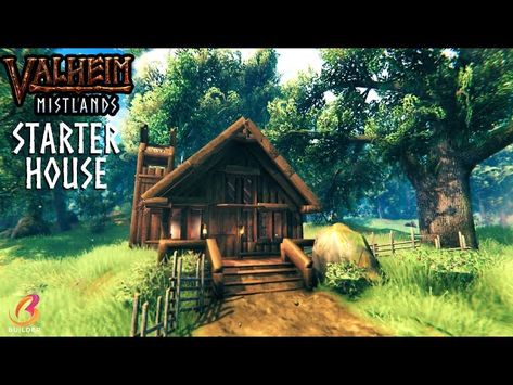 Perfect small starter house in Valheim Valheim Small House, Valheim Starter Base, Valheim Starter House, Valheim House Ideas, Valheim Builds, Starter House, Diy Dog Crate, Base Ideas, Starter Home