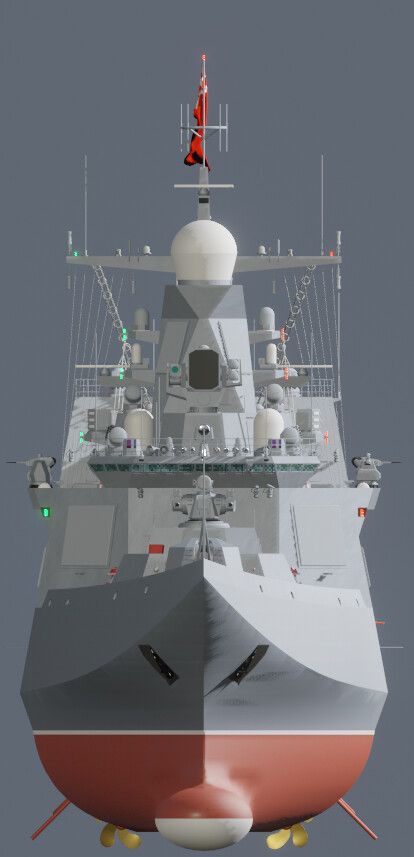 ArtStation - Some Russian Destroyer, Jamison Cunningham Destroyer Ship Concept, Destroyer Ship, Military Helicopter, Navy Ships, Armed Forces, Blue Water, Great Britain, Force, Around The Worlds