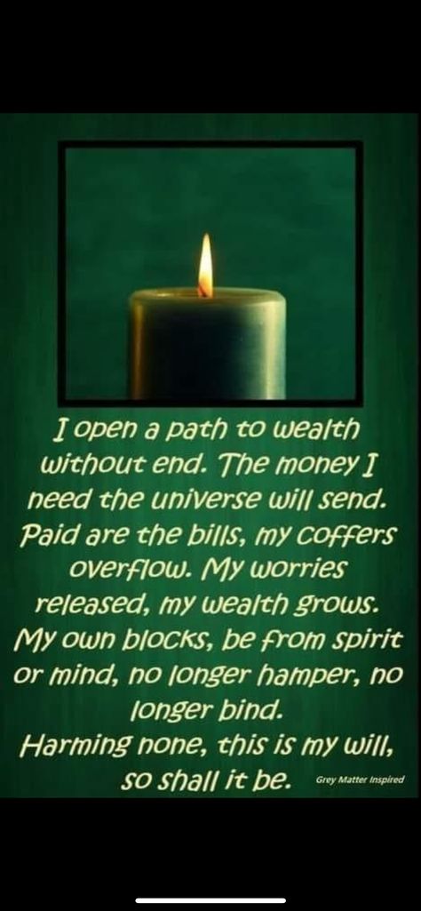 Money Spells Magic, Smudging Prayer, Candle Magic Spells, Money Spells That Work, Good Luck Spells, Luck Spells, Magic Spell Book, Wiccan Spell Book, Candle Magick