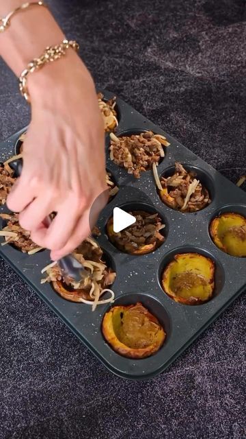 Food and Fit 101 on Instagram: "Smashed Potato Cups with Mushroom Gruyere Filling 🤤
(via: @alina_prokuda)

Perfect idea for lunch box or as an appetizer!" Mushroom Gruyere, Idea For Lunch, Potato Cups, Mushroom Bites, Potato Appetizers, Smashed Potatoes, How To Cook Potatoes, August 11, Appetizer Recipes