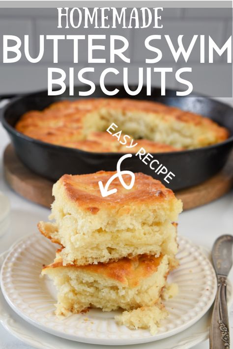 Butter Soaked Biscuits, Butter Swim Biscuits No Buttermilk, Butter Swim Biscuits, Swim Biscuits, Buttermilk Recipes, Biscuit Bread, Biscuits Easy, Best Instant Pot Recipe, Amish Recipes