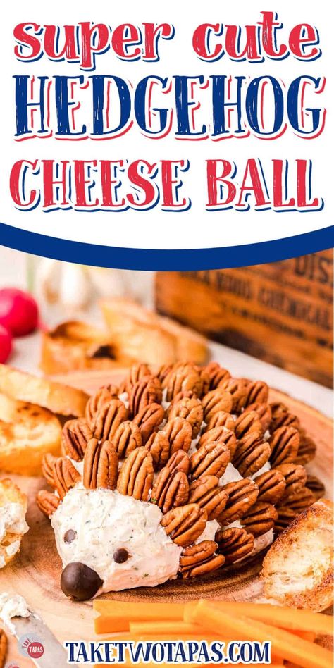 ith only 6 ingredients, this Hedgehog Cheese Ball is not only one of my favorite easy recipes, it gets a ton of compliments on how creative it is. Hedgehog Cheese Ball, Powdered Ranch Dressing, Classic Appetizers, Cheese Ball Recipes, White Cheddar Cheese, Soften Cream Cheese, Bacon Cheddar, Onion Soup Mix, Soft Cheese