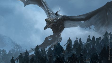 ArtStation - Game of Thrones - Season VII, Robert Simon Robert Game Of Thrones, Lady Olenna, Art Desktop Wallpaper, Game Of Thrones Dragons, Got Dragons, Ice Dragon, Hbo Game Of Thrones, Asoiaf Art, Jaime Lannister