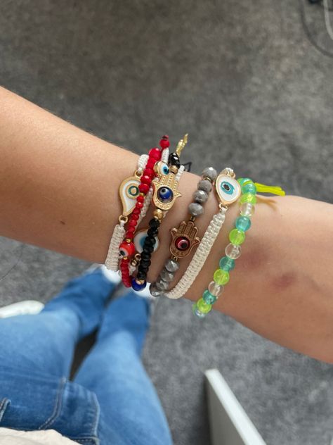 Mexican Bracelets Aesthetic, Latina Bracelets, Mexican Jewelry Bracelets, Mexico Bracelets, Bracelets Mexican, Mexican Bracelets, Bracelet Mexican, Girly Bracelets, Necklaces Ideas