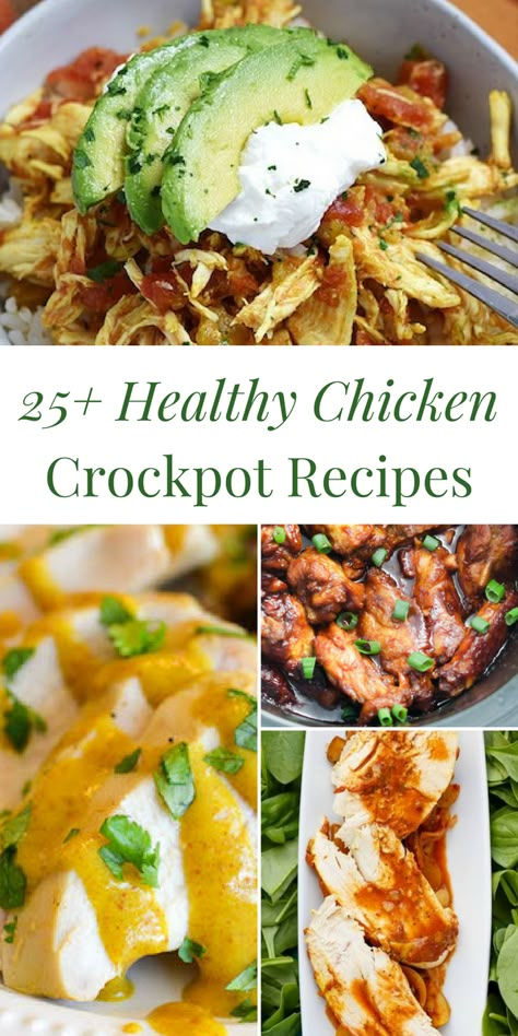 25+ Healthy Chicken Crockpot Recipes Chicken Recipes Crockpot Healthy, Healthy Chicken Crockpot Recipes, Healthy Chicken Crockpot, Chicken Crockpot Recipes Healthy, Crockpot Chicken Healthy, Recipes Crockpot Healthy, Breakfast Low Carb, Crockpot Healthy, Eating Healthier