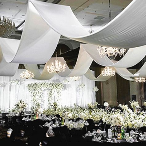 Canopy Draping, Ceiling Drapery, Roof Canopy, Thick Curtains, Draping Fabric, Wedding Fabric, Party Decoration, Panel Curtains, Roof