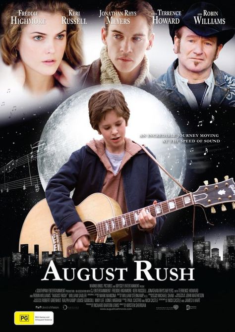 Deciding to run away to New York City, musical prodigy Evan Taylor begins to unravel the mystery of who he is. All the while Evan Taylor's mother is searching for him whilst his father searching is searching for her. Rush Movie, Systemisches Coaching, August Rush, Terrence Howard, Beau Film, Freddie Highmore, Keri Russell, Jonathan Rhys Meyers, Movies Worth Watching