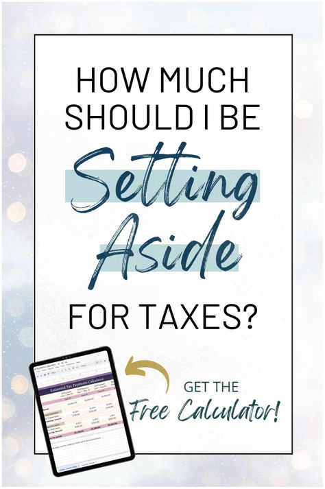 Wondering how much you should be saving for estimated payments? Check out this post for to learn how much you should be setting aside for quarterly tax payments. It covers our quarterly tax calcuator, where to save the money, and when your taxes are due. Plus, Get the best accounting software tips, bookkeeping templates, info on tracking expenses, and cash flow help at witchesandweirdos.co! Tax Checklist, Tips For Small Business Owners, Math Signs, Business Bookkeeping, Tracking Expenses, Small Business Tax, Small Business Bookkeeping, Personal Savings, Tax Prep