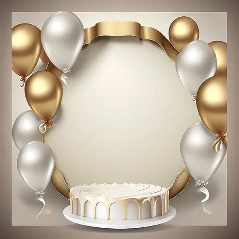 Free Silver and Gold Happy Birthday Card Background Birthday Logo Design, Birthday Card Background, Happy Birthday In Spanish, Gold Happy Birthday, Birthday Background Design, Birthday Logo, Cake Vector, Card Background, Birthday Wishes And Images