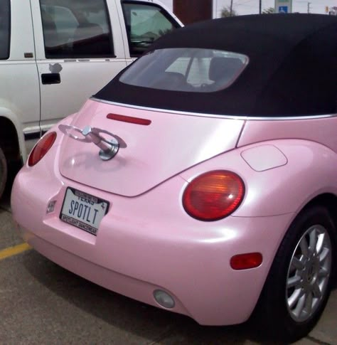 Cute Vw Beetle Accessories, Pink Vw Bug, Pink Vw Beetle, Vw Beetle Accessories, Pink Volkswagen Beetle, Beetle Volkswagen, Vw Beetle Convertible, Volkswagen Beetle Convertible, Bug Car