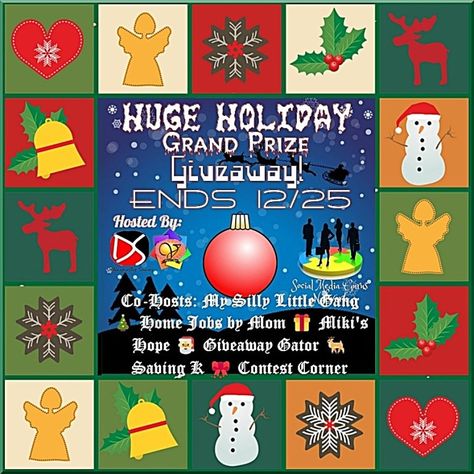 Huge Holiday Grand Prize Giveaway (Ends 12/25) @Versatileer @DeliciouslySavv | Home Jobs by MOM Scentsy Fresh Fabric Spray, Scentsy Counter Clean, Scentsy Washer Whiffs, Pink Ninja, Princess Card, Prize Giveaway, Holiday Puzzle, Liquid Chalk Markers, Frugal Family