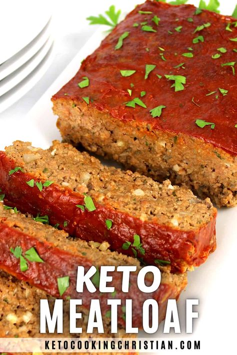 Keto Meatloaf, Keto Pancakes, Low Carb Diets, Ketogenic Diet Meal Plan, Ketogenic Diet Plan, Meatloaf Recipe, Keto Cooking, Vegan Keto, Keto Recipes Dinner