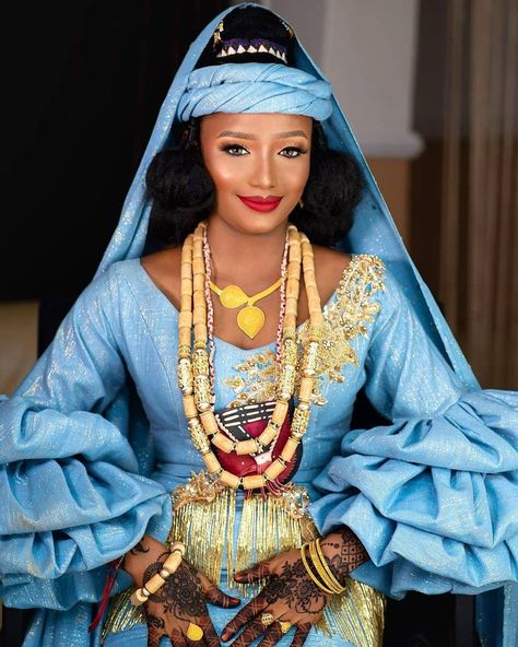 Hausa Bride, Hausa Wedding, African Traditional Wedding Dress, Nigerian Bride, African Bride, For The Culture, Mubarak Images, African Traditional Wedding, African Styles