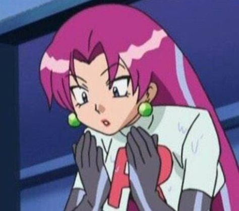 she looks..normal Jesse Pokemon, Pokemon Jessie And James, Jesse And James, Pokemon Jessie, Jessie X James, Jessie Team Rocket, James Team Rocket, Pokemon Pfps, James Pokemon