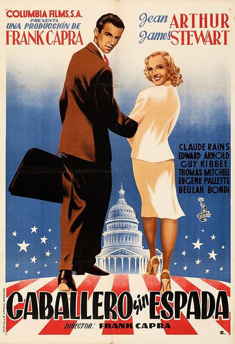 Mr. Smith Goes to Washington (1939) Mr Smith Goes To Washington, Claude Rains, Jean Arthur, Mr Smith, Frank Capra, James Stewart, Imdb Movies, Top Movies, Movie Posters Vintage