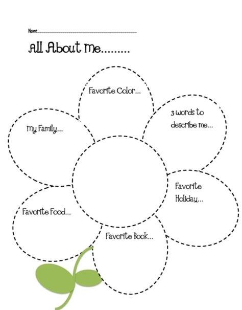 Craft For Classroom, About Me Craft, All About Me Activity, All About Me Crafts, All About Me Preschool, All About Me Activities, About Me Activities, Nutrition Science, Classroom Activity