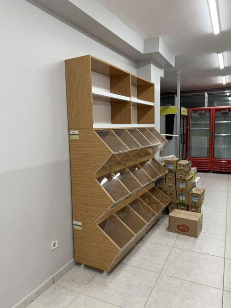 Container Studio, Supermarket Design Interior, Shop Counter Design, Interior Design Hallway, Entrance Interior Design, Store Shelves Design, Grocery Store Design, Retail Store Interior Design, Retail Store Display