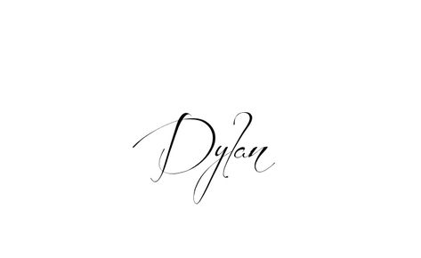 Tattoo Name Dylan using the font style Before the Rain Regular Dylan Name Tattoo Design, Dylan Name Tattoo, Dylan Name, Sons Name Tattoos, Wrist Bracelet Tattoo, Baby Name Tattoos, Tattoo Fonts Cursive, Name Creator, Own Tattoo