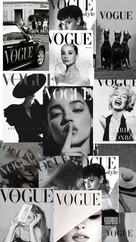 Vouge Black And White Posters, Fashion Aesthetic Black And White, Fashion Poster Design Graphics, Fashion Astethic, Mean Girls Party, Dream Background, Fashion Dream Job, Fashion Black And White, Fashion Poster Design