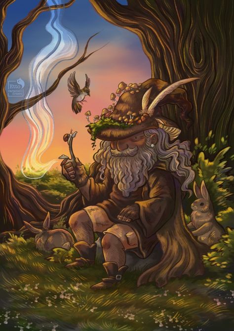 Radagast The Brown Art, Beorn Hobbit, Radagast The Brown, Character Moodboard, White Wizard, Brown Cosplay, Fae Folk, Fantasy Realm, Concerning Hobbits