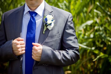 Sarah and Nathan's blue and silver wedding Wedding Color Royal Blue, Royal Blue Wedding Theme, Blue Groomsmen, Royal Blue Tie, Royal Blue Wedding, Wedding Color Inspiration, Winter Wonderland Wedding, Wedding Inspiration Board, Love And Happiness