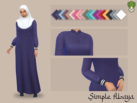 Sims 4 Cc Arabic Clothes, Hijabi Sims 4 Cc, Modest Sims 4 Cc, Baddie Drawings, Islamic Wear, Simple Abaya, Vip Dress, Arabic Clothing, Slim Mom Jeans