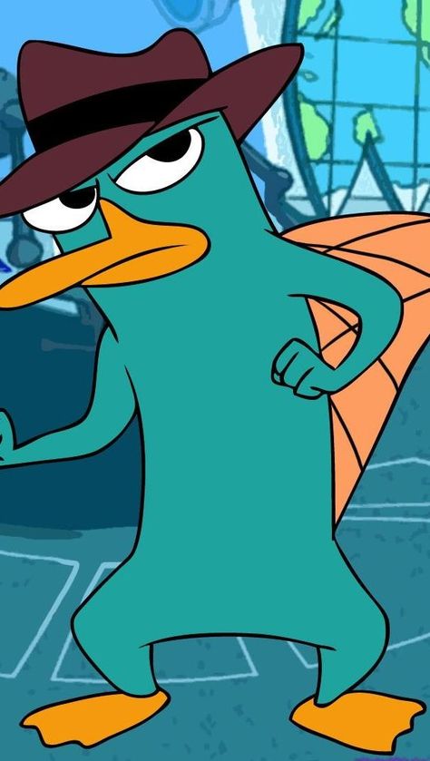 Best Cartoon Series, Phineas E Ferb, Disney Challenge, Perry The Platypus, Bff Halloween Costumes, Disney Images, Watercolor Projects, Phineas And Ferb, Platypus