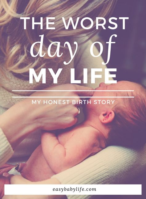 The WORST day of my life! | Birth story | Birth stories | Overdue | First-time mom | Giving birth | Pregnancy and childbirth Mom Giving Birth, Overdue Pregnancy, Epidural Birth, Worst Day Of My Life, Motherhood Advice, Pregnancy Checklist, Birth Story, Labor Delivery, Home Birth