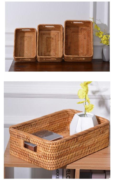 Boho basket decor