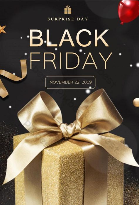 Black Friday Design Ideas, Black Friday Poster, Black Friday Design, Black Friday Banner, Promotion Design, Poster Design Layout, Gold Banner, Poster Psd Free Download, Gold Poster