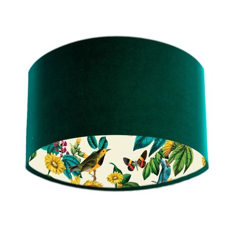 Lampshade Pendant Light, Green Lampshade, Sunflower Fabric, Velvet Lampshade, Green Lamp Shade, Handmade Lampshades, Ceiling Lamp Shades, Pendant Light Shades, Diy Lamp Shade