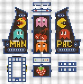 PAC MAN arcade game phone holder - template Pac Man Arcade, Voluminous Dress, Hama Beads 3d, Hamma Beads Ideas, Pearl Beads Pattern, Easy Perler Beads Ideas, 3d Perler Bead, Fuse Bead Patterns, Art Perle