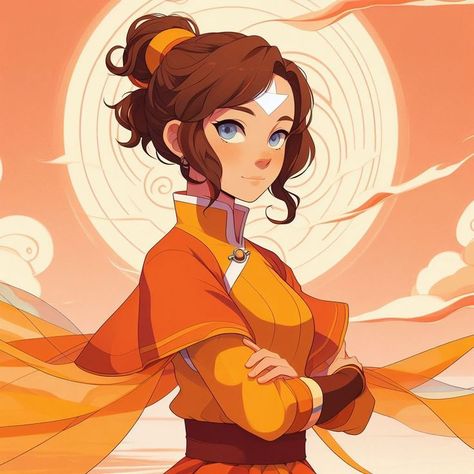 Airbender Oc Girl, Female Airbender Clothes, Air Bender Oc, Atla Oc, Avatar Legends, Cottagecore Wallpaper, Disney Character Art, Barbie Drawing, Avatar Zuko