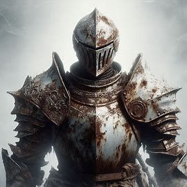 knight in rusted decayed armor. - Image Creator from Microsoft Designer Rusted Armor, Wolf Photos, Knight Armor, Medieval Fantasy, Create Image, Beards, Knights, Microsoft, Art Reference